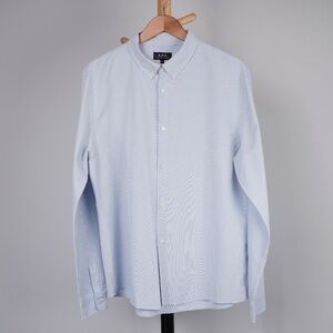 A.P.C. Light Blue Oxford Shirt - Men's XL